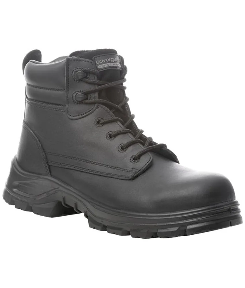Scarpe antinfortunistiche nere S3 Coverguard Aventurine, scarpa alta - impermeabile - traspirante - antistatica