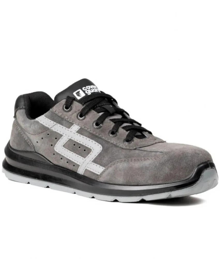 Scarpe antinfortunistiche S1P Coverguard Galena, tomaia in pelle - scamosciata - traforata
