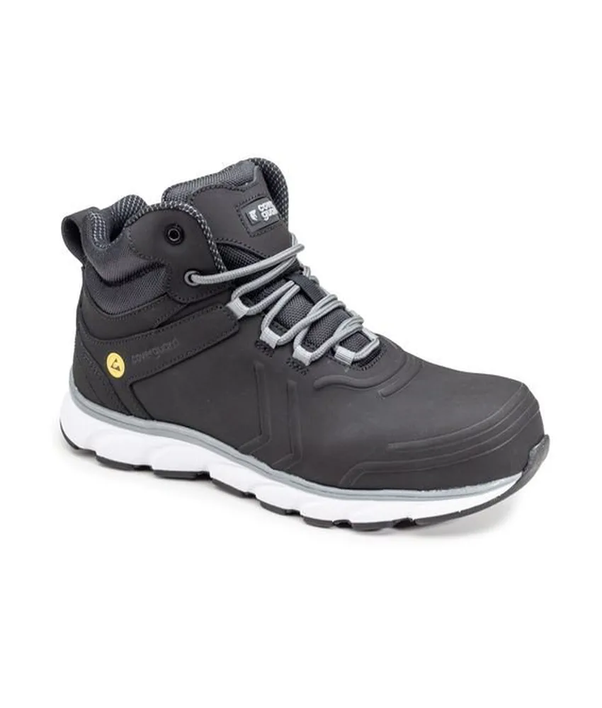 Scarpe antinfortunistiche S3 in pelle nabuk Coverguard Schungite, in pelle nabuk - idrorepellente - soletta EVA