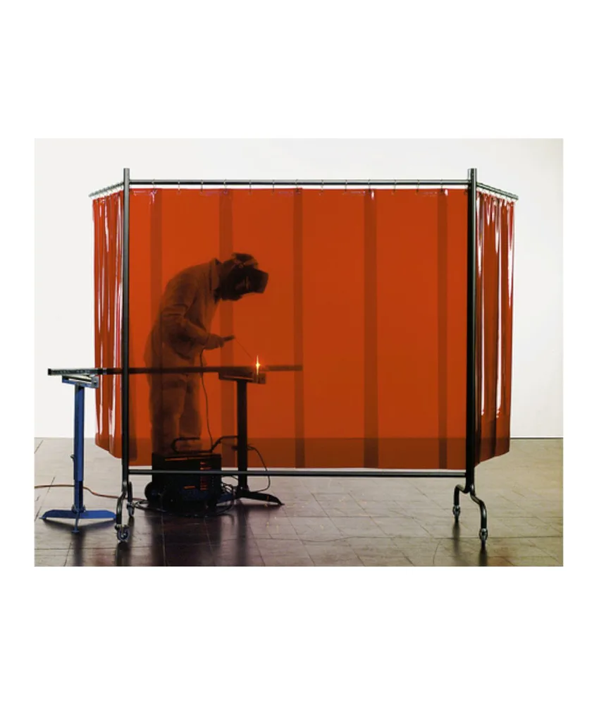 Schermo mobile per saldatura Weltek FLEX 4000, 2100x2000mm - 2 bracci pivotanti di 1000mm