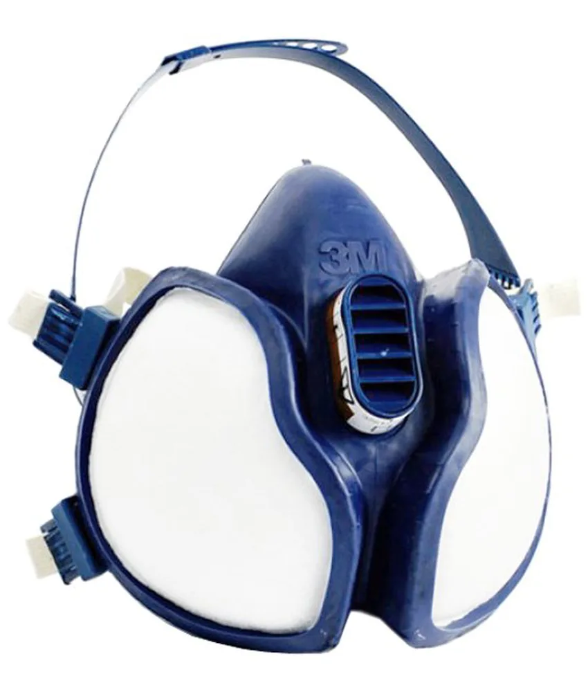 Semimaschera 3M con filtro polivalente ABEK1P3 pronta all'uso, senza manutenzione.Certificata EN405
