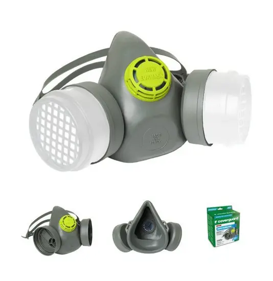 Semimaschera riutilizzabile bifiltro Coverguard Eurmask Duo