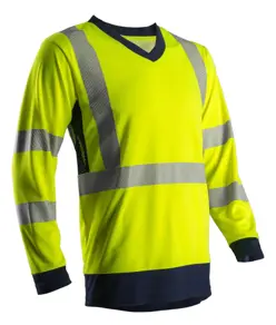 T-shirt a maniche lunghe ad alta visibilità Coverguard SOMO