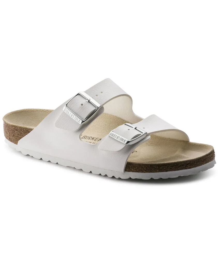 Sandali bianchi da lavoro leggeri Birkenstock Arizona SL, plantare anatomico - intersuola in EVA - resistente ad olii e grassi