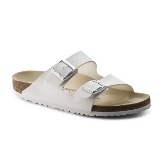 Sandali bianchi da lavoro leggeri Birkenstock Arizona SL