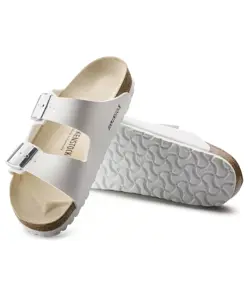 Sandali bianchi da lavoro leggeri Birkenstock Arizona SL