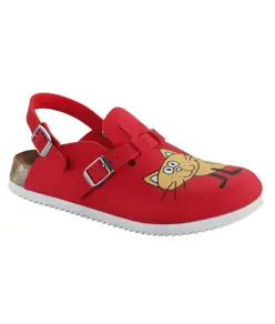 Zoccoli da lavoro con immagine gatto Birkenstock Kay SL