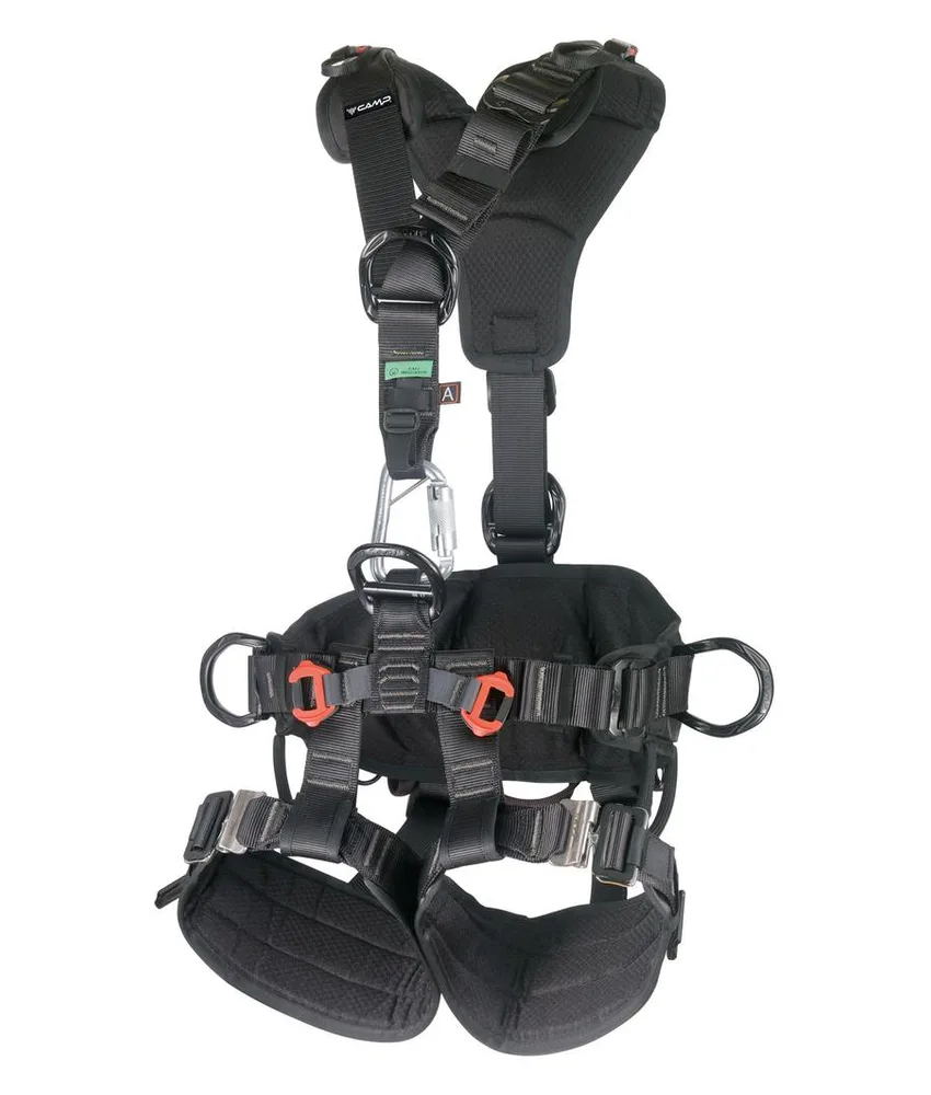 ACCESS XT BLACK - Imbracatura completa Camp, imbracatura completa ideale per lunghi lavori in sospensione