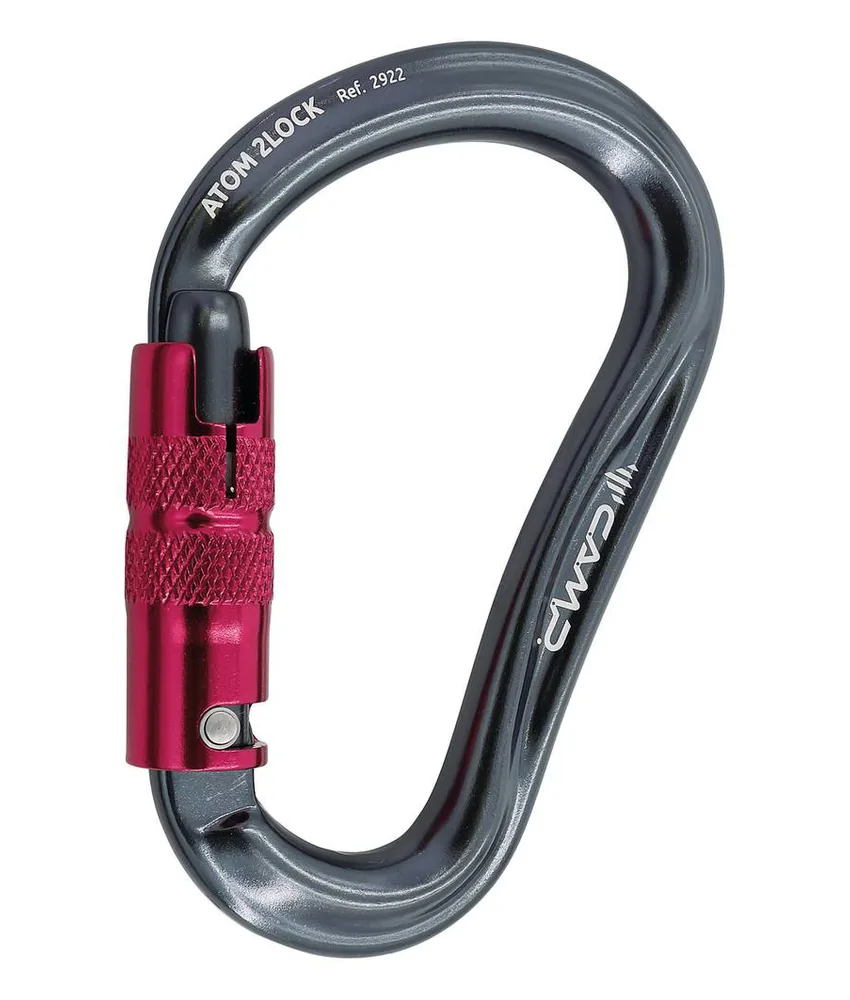 ATOM 2LOCK - Moschettone Camp, Il moschettone in lega d'alluminio più tecnico della gamma.