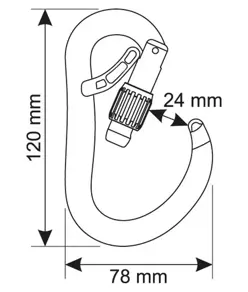 ATOM BELAY LOCK - Moschettone Camp