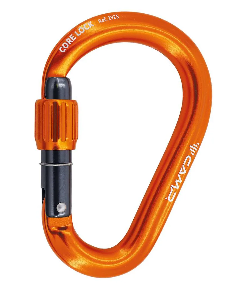 CORE LOCK - Moschettone Camp, in lega d'alluminio perfetto per la creazione di nodi e per le manovre di corda