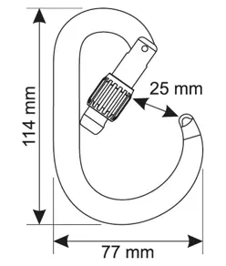 CORE LOCK - Moschettone Camp