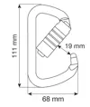 D PLUS 3LOCK - Moschettone Camp