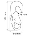 HOOK 18 mm - Connettore Camp