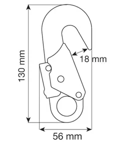 HOOK 18 mm - Connettore Camp