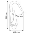 HOOK 53 mm - Connettore Camp