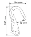 HOOK PLUS 62 mm - Connettore Camp