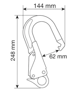 HOOK PLUS 62 mm - Connettore Camp