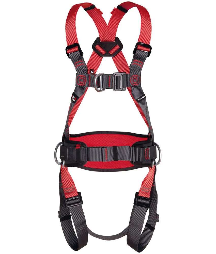 Imbracatura anticaduta Camp VERTICAL PLUS XXXL, con cinturone di posizionamento integrato - adatto alle corporature più robuste