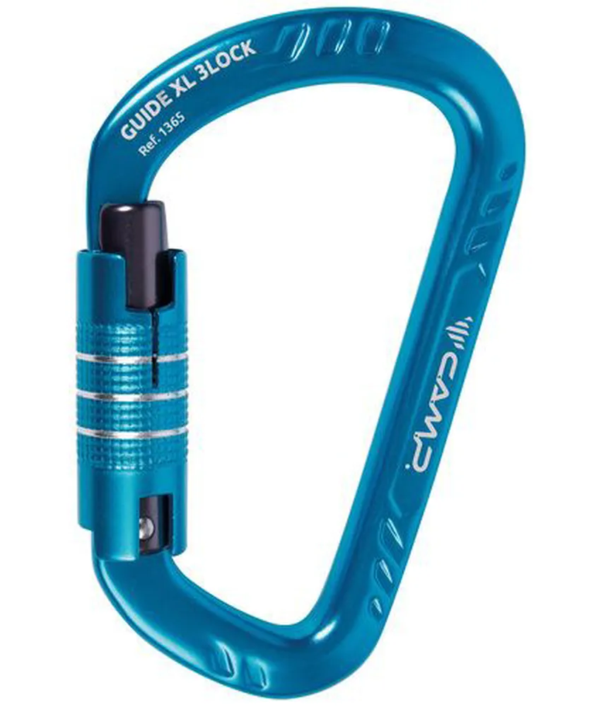 Moschettone Camp Guide XL 3Lock, offre una grande apertura