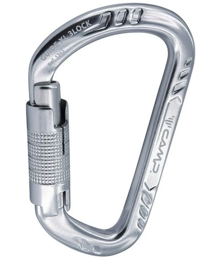 Moschettone Camp Guide XL 3Lock, offre una grande apertura