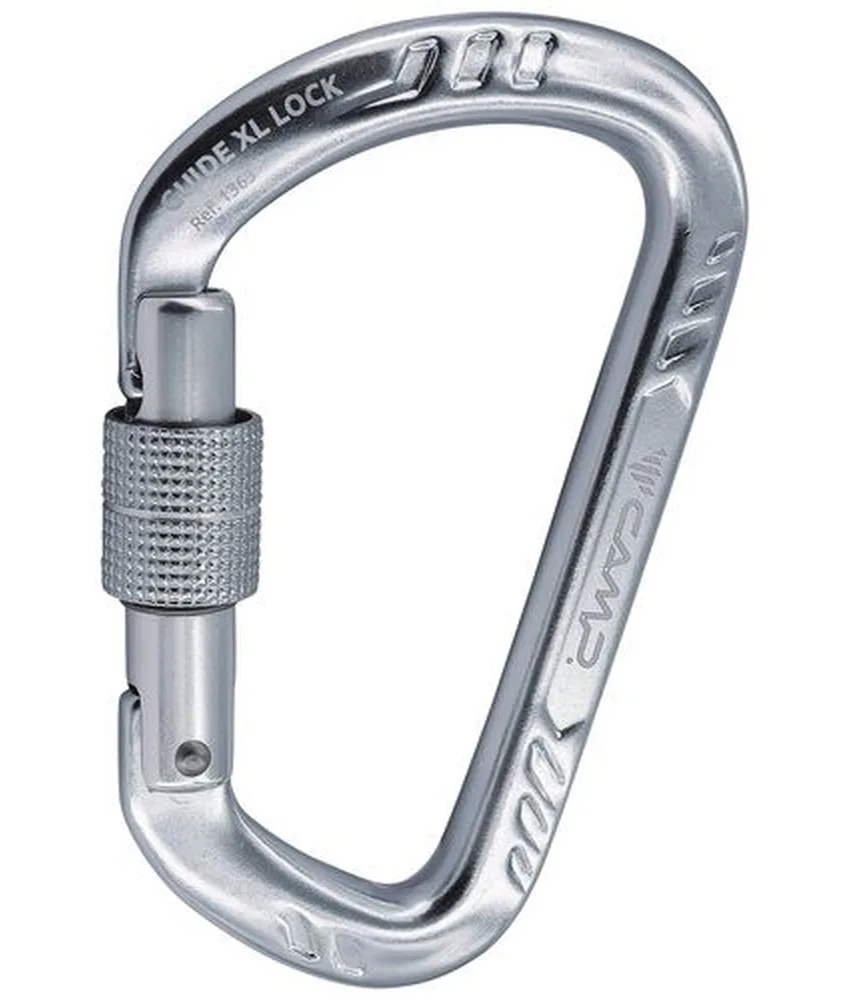 Moschettone Camp Guide XL Lock, offre una grande apertura