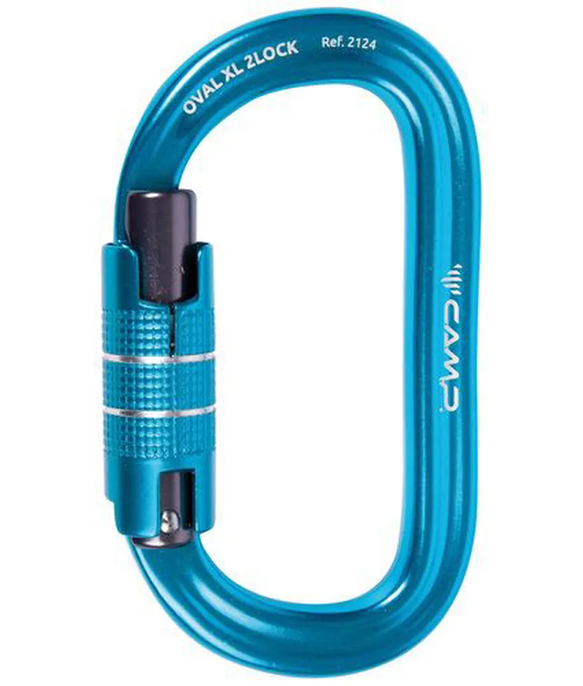 Moschettone Camp Oval XL 2Lock, per le applicazioni più tecniche