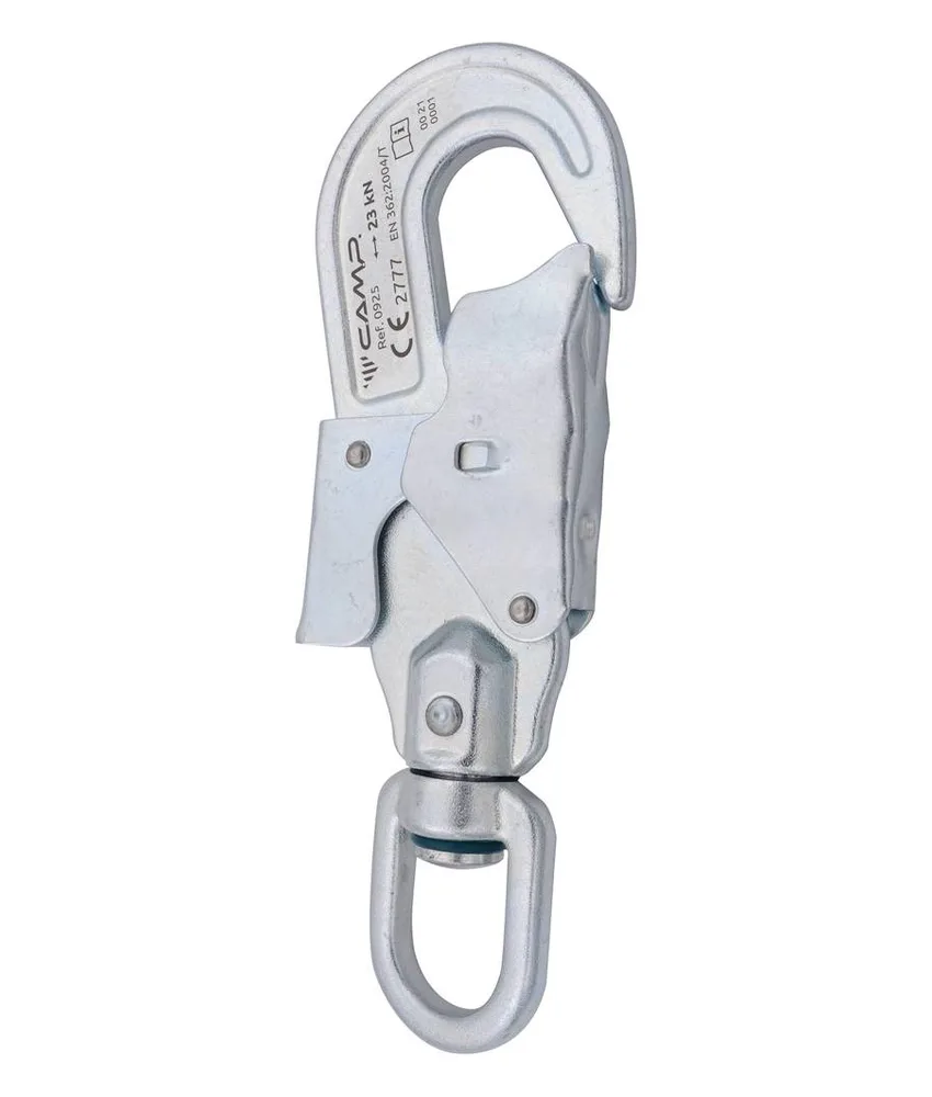 SWIVEL HOOK 20 mm - Connettore Camp, in acciaio dotato di funzione girevole