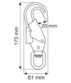 SWIVEL HOOK 20 mm - Connettore Camp
