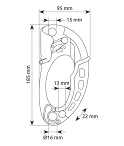 TURBOHAND PRO - Maniglia di risalita Camp