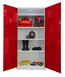 Armadio Safemax con kit di D.P.I. antincendio