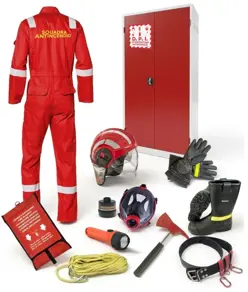 Armadio Safemax con kit di D.P.I. antincendio