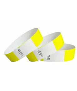 braccialetti in carta impermeabili con chiusura adesiva