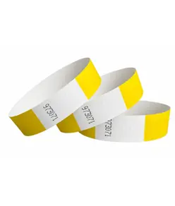 braccialetti in carta impermeabili con chiusura adesiva