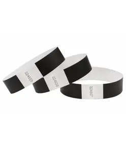 braccialetti in carta impermeabili con chiusura adesiva