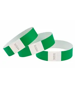 braccialetti in carta impermeabili con chiusura adesiva