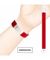 braccialetti in carta impermeabili con chiusura adesiva