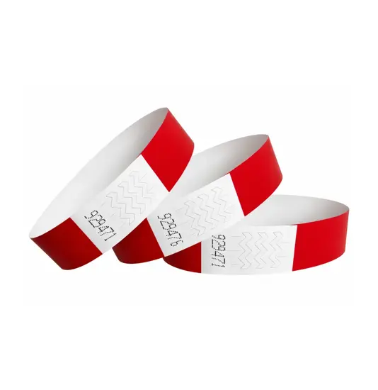 braccialetti in carta impermeabili con chiusura adesiva