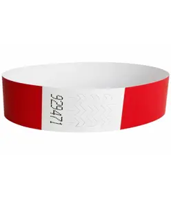 braccialetti in carta impermeabili con chiusura adesiva
