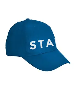 Cappellino in poliestere Safemax con scritta STAFF
