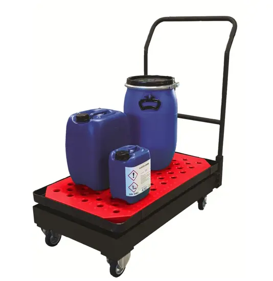 Carrello per vasca di raccolta Safemax