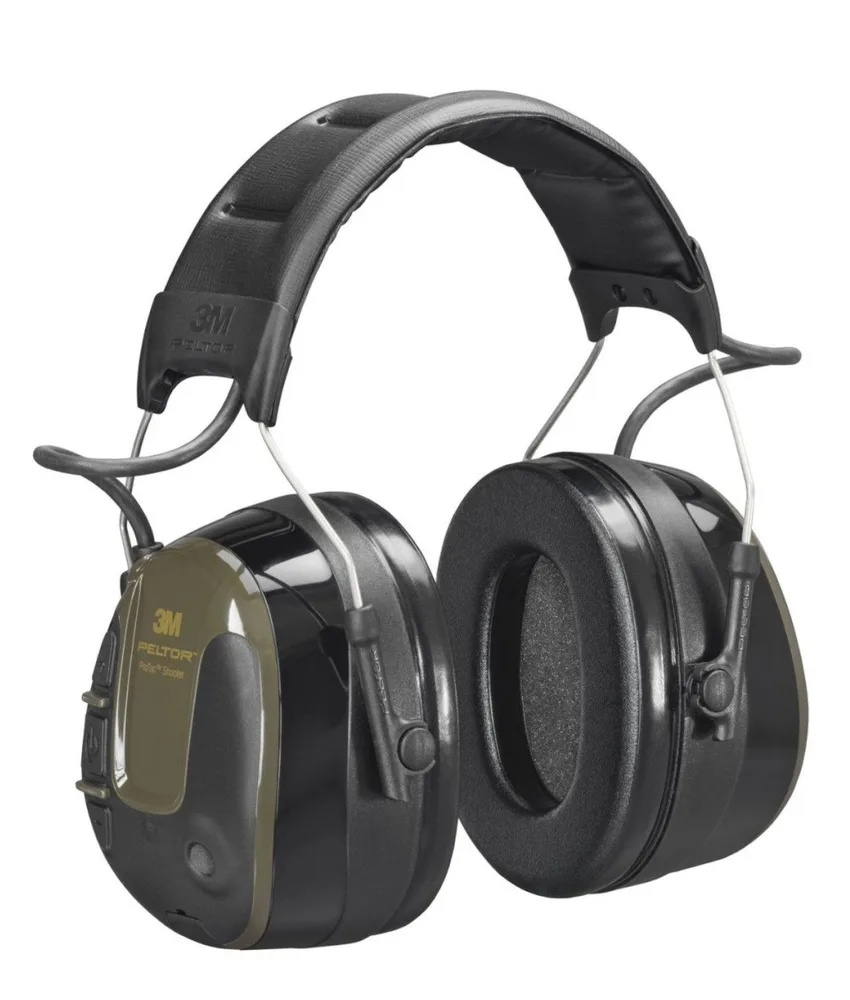 Cuffie antirumore 3M Protac Shooter, SNR=32 - ingresso stereo da 3,5 mm per solo ascolto