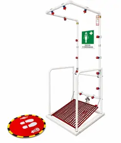 Doccia di decontaminazione autodrenante Safemax