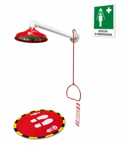 Doccia di emergenza a muro Safemax