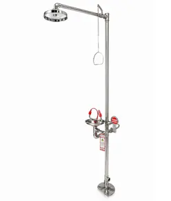 Doccia e lavaocchi di emergenza in acciaio inox Safemax