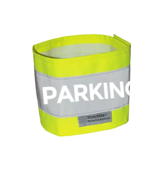 Fascia alta visibilità Safemax con scritta PARKING