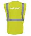 Gilet alta visibilità Safemax con scritta PARKING