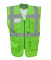 Gilet alta visibilità Safemax con scritta STAFF