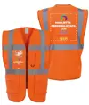 Gilet personalizzato con stampa frontale e sul retro