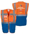 Gilet personalizzato con stampa frontale e sul retro